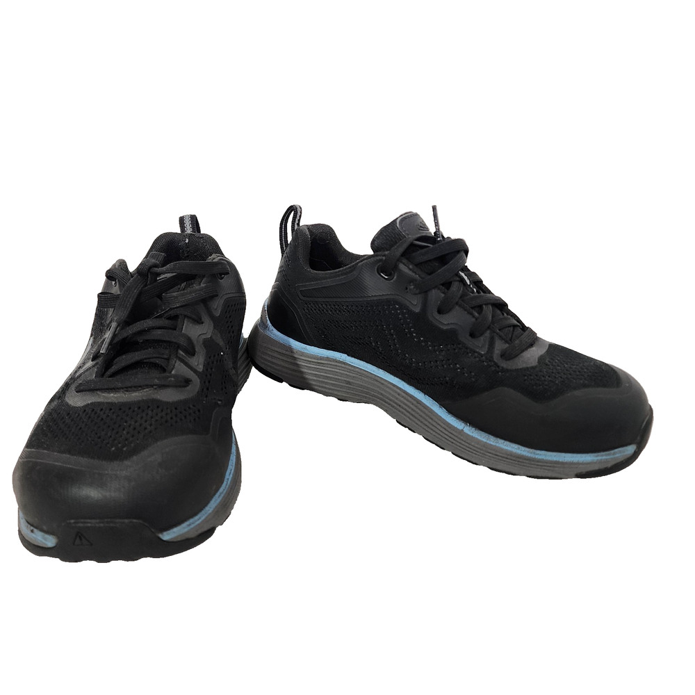 Keen Utility Sparta II Women's 8.5 M Black Blue Aluminum Toe Safety Work Shoes